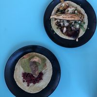 Tacos veganos at Lola 55 in San Diego
