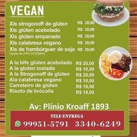 Parte do cardápio at Picanha's Grill in Porto Alegre