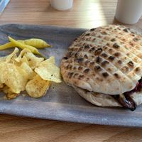 Patlidzan (#7 on the menu). Can be made vegan at Balkan Treat Box in Webster Groves