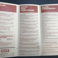 Menu at Rhino Market & Deli in Charlotte