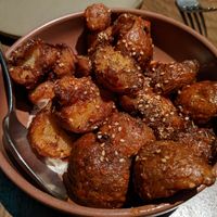 Harissa potatoes at Sumac in Reykjavik