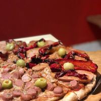 Fourmi salchichera y jamón más morron at Fourmi Vegan in Buenos Aires