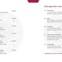 Speisekarte at Posthörnle in Schwabisch Hall