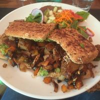 seitan ";cheesesteak"; at Caffe Galleria in Lambertville