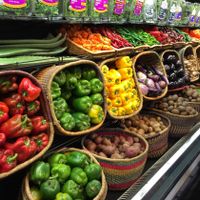 lots of fresh colorful veggies! at Sacramento Natural Foods Co-op in Sacramento