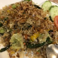 Vegan fried rice at Aroy Dee in Chiang Mai