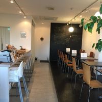 Cozy interior  at Monique Cafe in Osaka