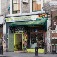 Portobello Health Foods, which was formerly called The Grain Shop - same place. at Portobello Health Foods - The Grain Shop in West London