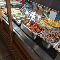 So many delicious dishes to choose from! at Portobello Health Foods - The Grain Shop in West London