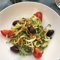 Corgetti salad at The Garden Room in Dublin