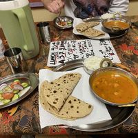 Lunch special, made vegan on request  at Ahuja in Beppu