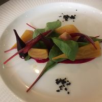 Baby beet salad at 10 Fleet Street in Dublin