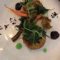 Confit artichoke hearts at 10 Fleet Street in Dublin