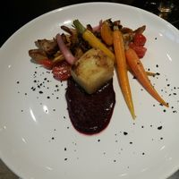 Confit artichoke hearts with red wine jus at 10 Fleet Street in Dublin
