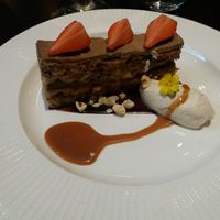 Hazelnut mocha cake at 10 Fleet Street in Dublin