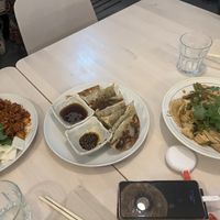 (The rice dish on the right was not vegan)  at Kinabolle in Oslo