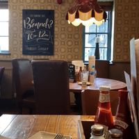 Inside vibe at The Britannia Inn in Oxford