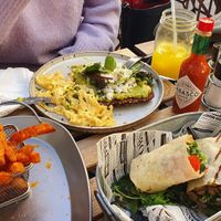 Goose sauce just out of shot at Santina in Mallorca