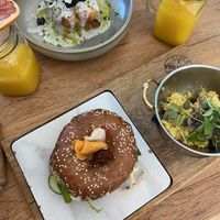 Wegański bajgiel   at Santina in Mallorca