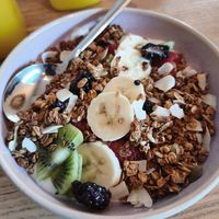 Yoghurt bowl at Santina in Mallorca