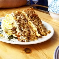 Carrot cake at Hungry Cat in Harleston
