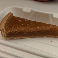 Homemade treacle tart to take away...how could you not be tempted?! at Hungry Cat in Harleston