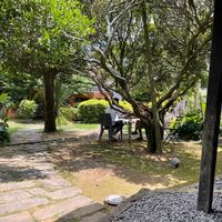 Calm beautiful outdoor cafe at Casa in Faial