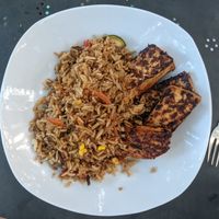 teriyaki tofu at Casa in Faial