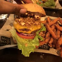 Yummy burgers  at Mad Mad Vegan - Chueca in Madrid