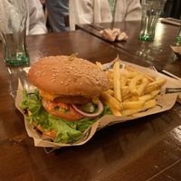 Burger at Mad Mad Vegan - Chueca in Madrid