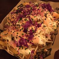 Loaded fries at Mad Mad Vegan - Chueca in Madrid