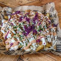 Supreme Yaya Fries (8/10) at Mad Mad Vegan - Chueca in Madrid