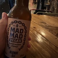 Blonde organic beer   at Mad Mad Vegan - Chueca in Madrid