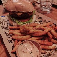 Double cheese vacon at Mad Mad Vegan - Chueca in Madrid