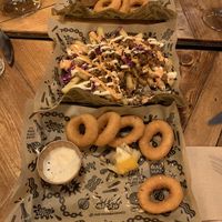 Vegan calamari   at Mad Mad Vegan - Chueca in Madrid