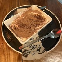 Vegan tiramisu (AMAZING!!)  at Mad Mad Vegan - Chueca in Madrid