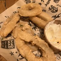 Crispy Fried Calamari   at Mad Mad Vegan - Chueca in Madrid