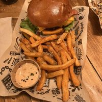 Double Vacon burger   at Mad Mad Vegan - Chueca in Madrid