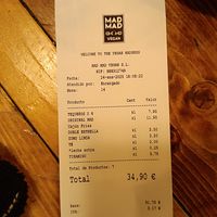 Cuenta at Mad Mad Vegan - Chueca in Madrid