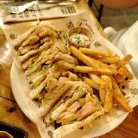 Club sandwich at Mad Mad Vegan - Chueca in Madrid