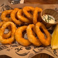 CRISPY FRIED CALAMARI at Mad Mad Vegan - Chueca in Madrid