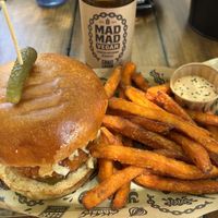 Crispy chicken  at Mad Mad Vegan - Chueca in Madrid