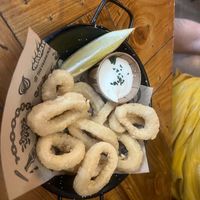 Crispy Fried Calamari   at Mad Mad Vegan - Chueca in Madrid