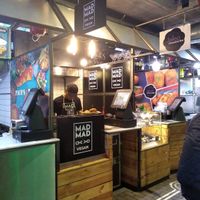 Vegan street food in Mercado San Ildefonso in Madrid at Mad Mad Vegan - Chueca in Madrid