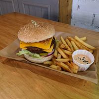 double mad burger at Mad Mad Vegan - Chueca in Madrid