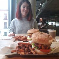 Best veggie burger I ever had! Really fresh ingredients and the loveliest owner/employee ever. Spoke very good English and had menu in both English and Spanish which was very helpf at Mad Mad Vegan - Chueca in Madrid