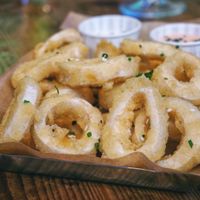 Calamari is delicious at Mad Mad Vegan - Chueca in Madrid