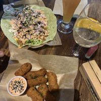 Great “nuggets” and tortilla! at Mad Mad Vegan - Chueca in Madrid