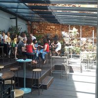 Very nice terrce at Mad Mad Vegan - Chueca in Madrid