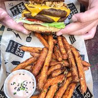 Double Cheese Burger at Mad Mad Vegan - Chueca in Madrid